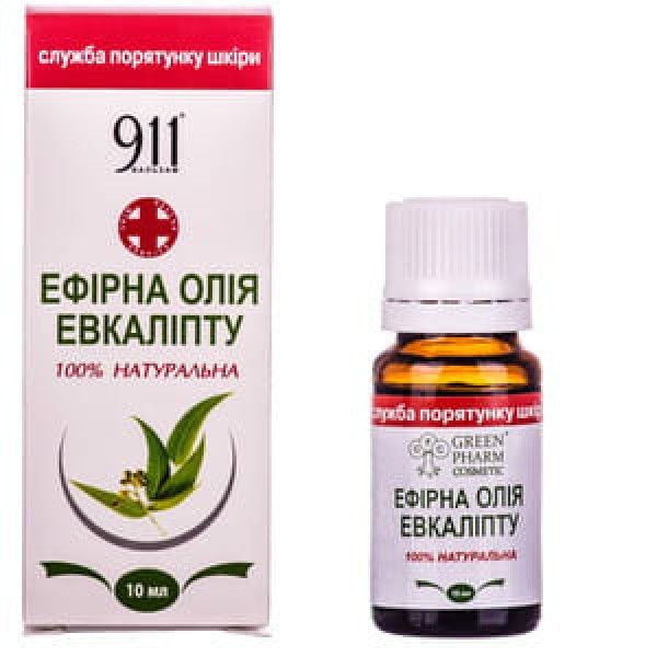 911 Ефирное масло евкалипта, 10 мл
