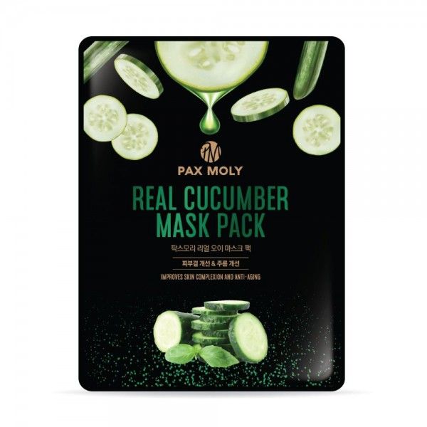Pax Moly Маска тканевая Real Cucumber с экстрактом огурца 25 мл