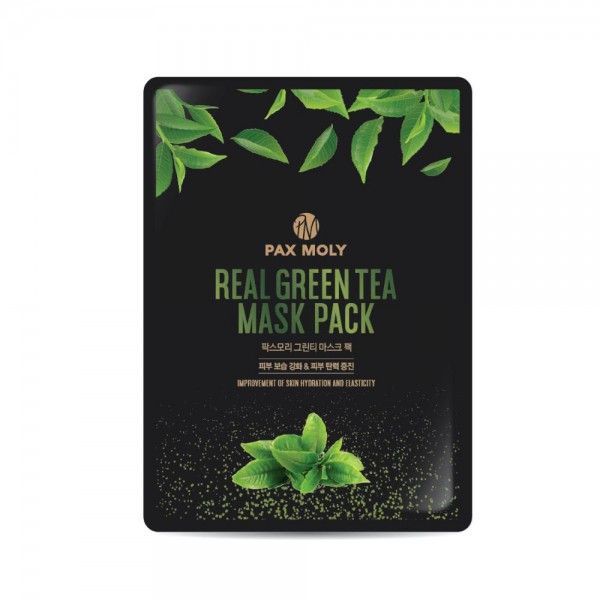 Pax Moly Маска тканевая Real Green Tea с экстрактом зеленого чая 25 мл