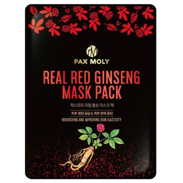 Pax Moly Маска тканевая Real Red Ginseng с экстрактом красного женьшеня 25 мл