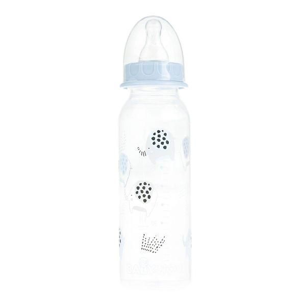 BABY-NOVA БУТЫЛОЧКА ПЛАСТИК ДЕКОР МАЛЬЧИК  240МЛ (47010-1)