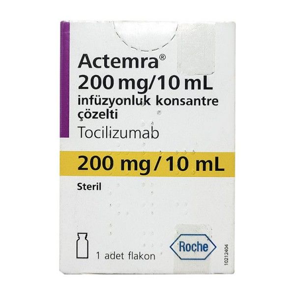 Актемра концентрат для р-ра д/инф. 20 мг/мл (200 мг) по 10 мл №1 во флак.