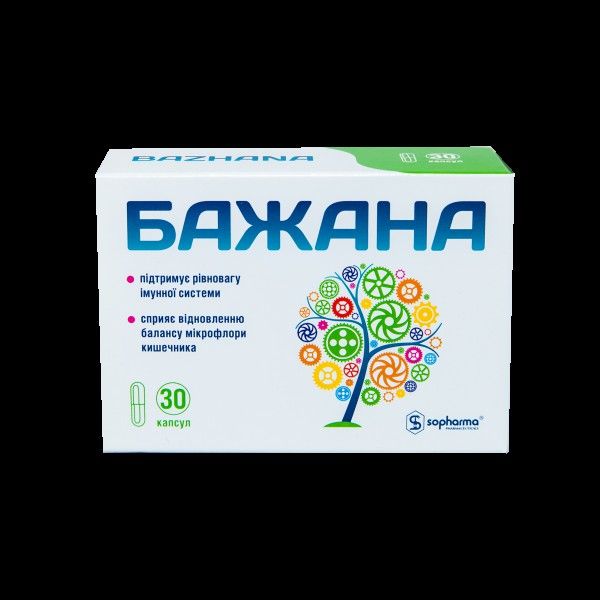 Бажана капс.№30 диет.добав.