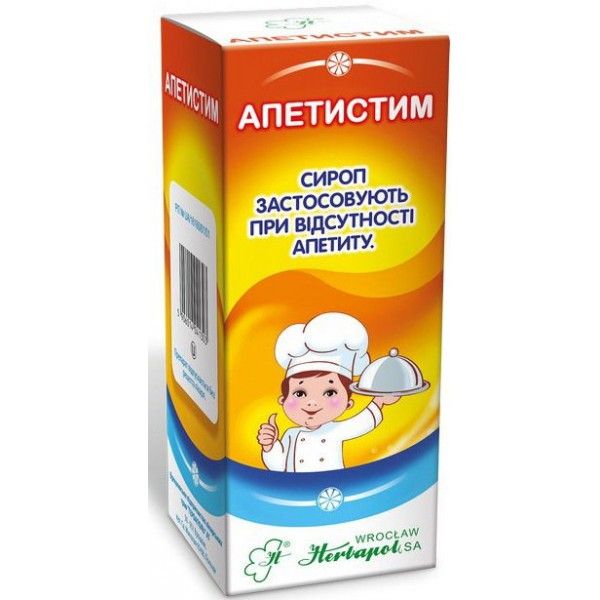 Апетистим сироп по 125 г во флак.